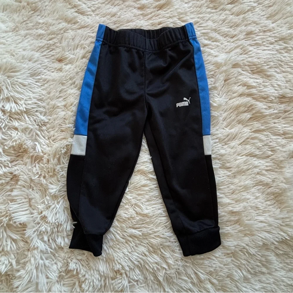 Puma Black and Blue Kids Tracksuit 24 months - Picture 4 of 6